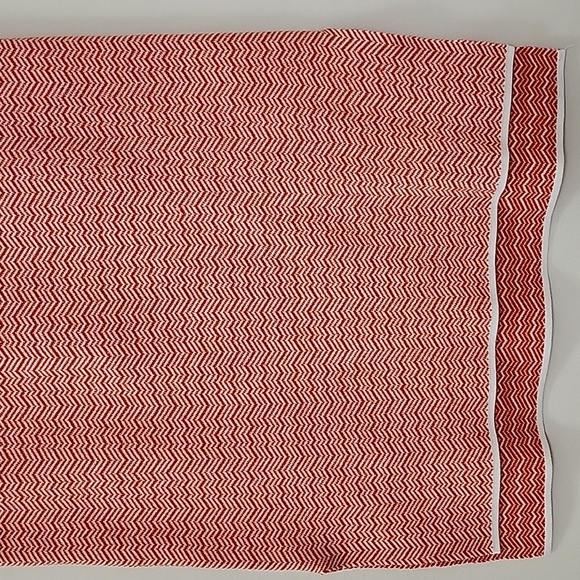 Tory Burch Sport Sleeveless Knit Top Orange White Chevron Size XS - Picture 5 of 17